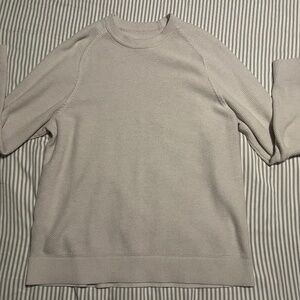 Lululemon Textured Knit Crewneck Sweater, Natural Ivory